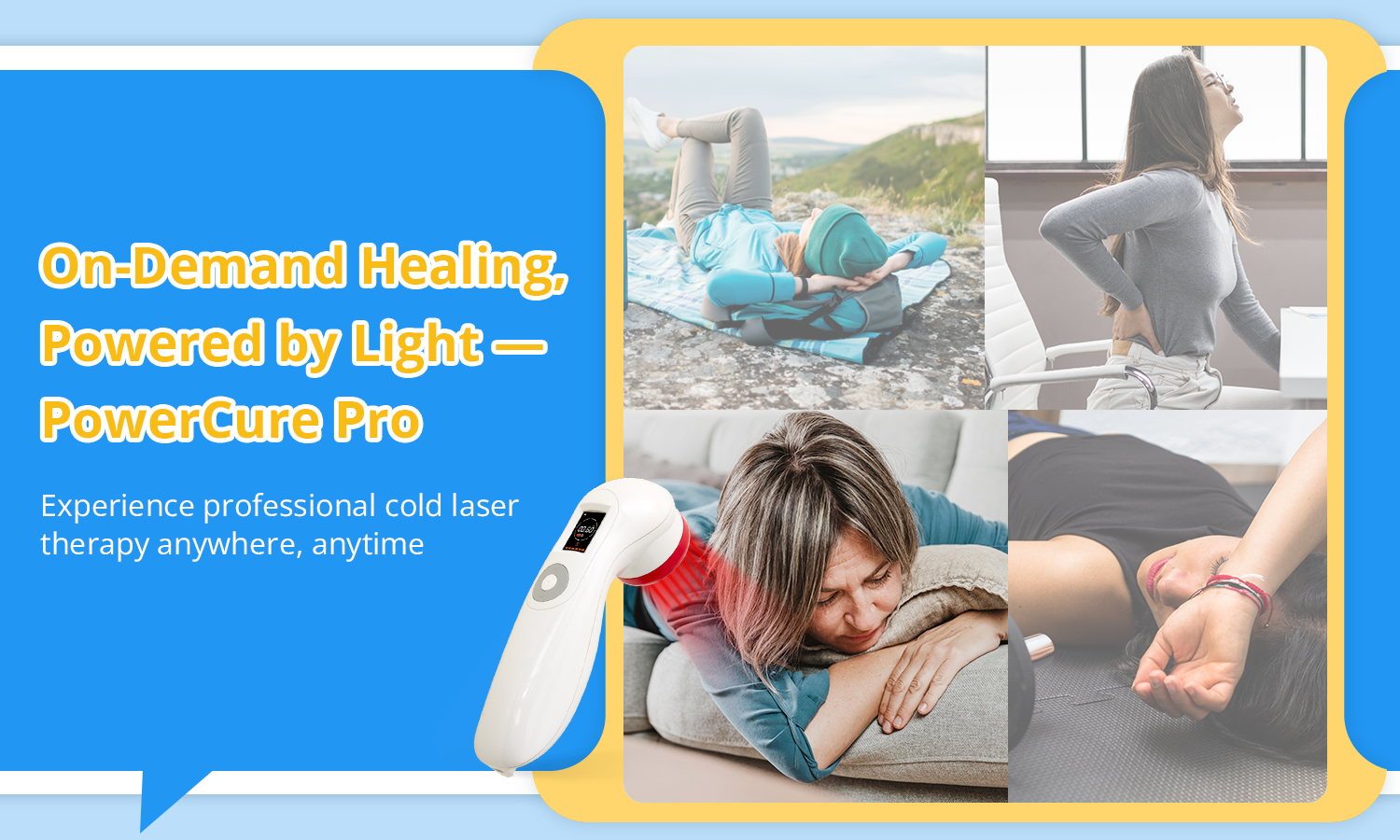 On-Demand Healing: PowerCure Pro Cold Laser Therapy Anytime You Need